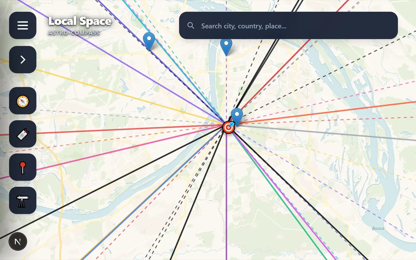 AstroGuido Local Space astrology interface