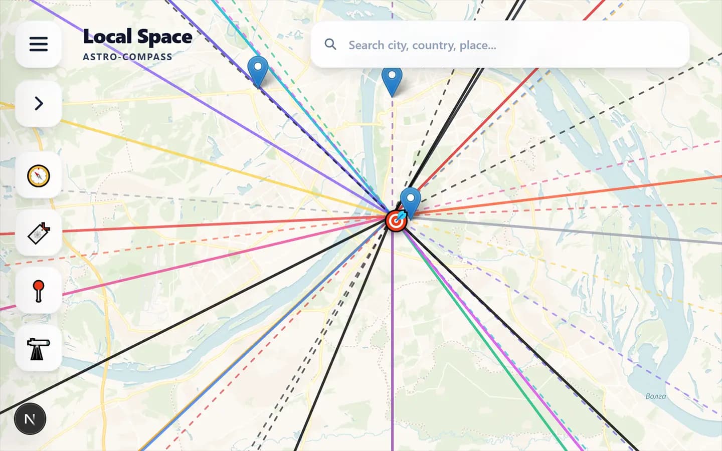 AstroGuido Local Space astrology interface